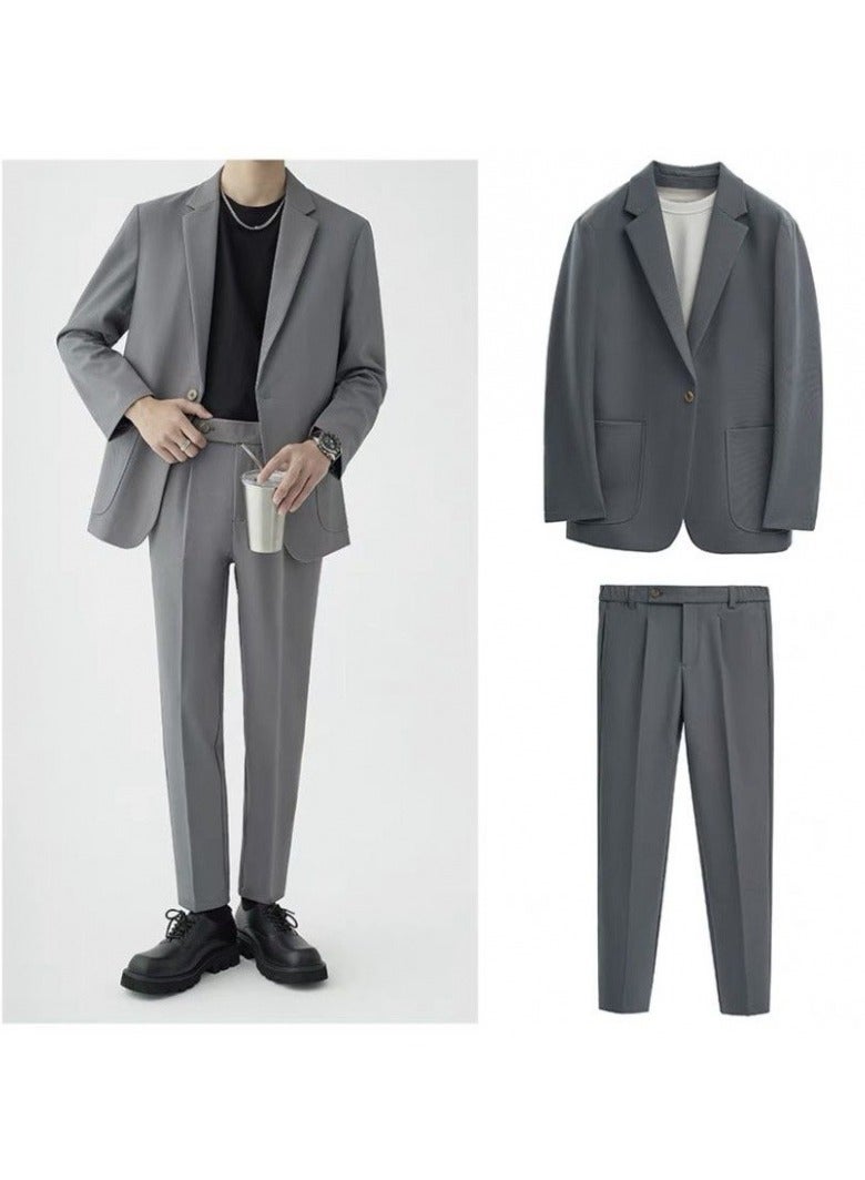 KUYING New Design Casual Men's Suit Set 