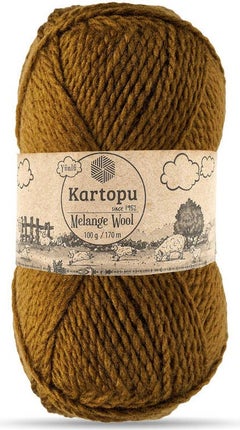Kartopu Melange Wool K4001 5 Pieces Wool Hand Knitting Yarn 