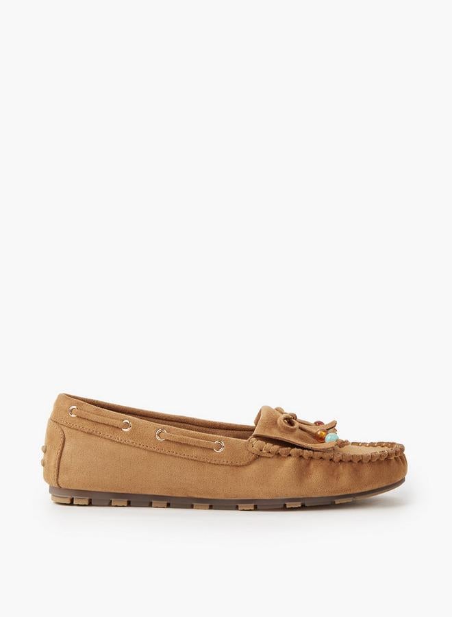 Le Confort Women Textured Moccasins - Image 3