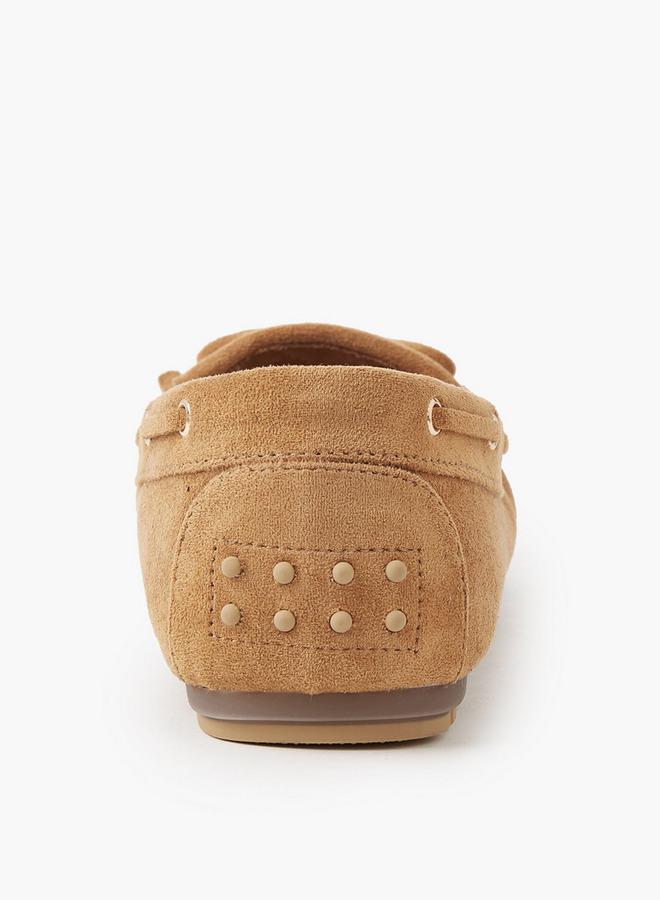Le Confort Women Textured Moccasins - Image 4