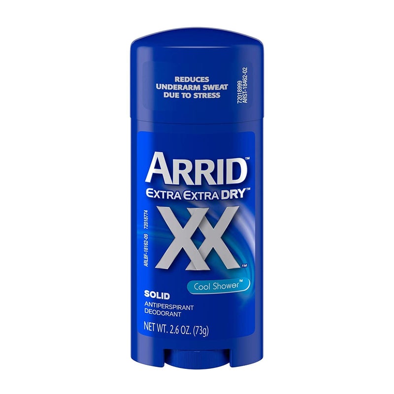 Arrid Deodorant 2.6 Ounce Solid Xx Cool Shower (76ml) (3 Pack) - Image 1