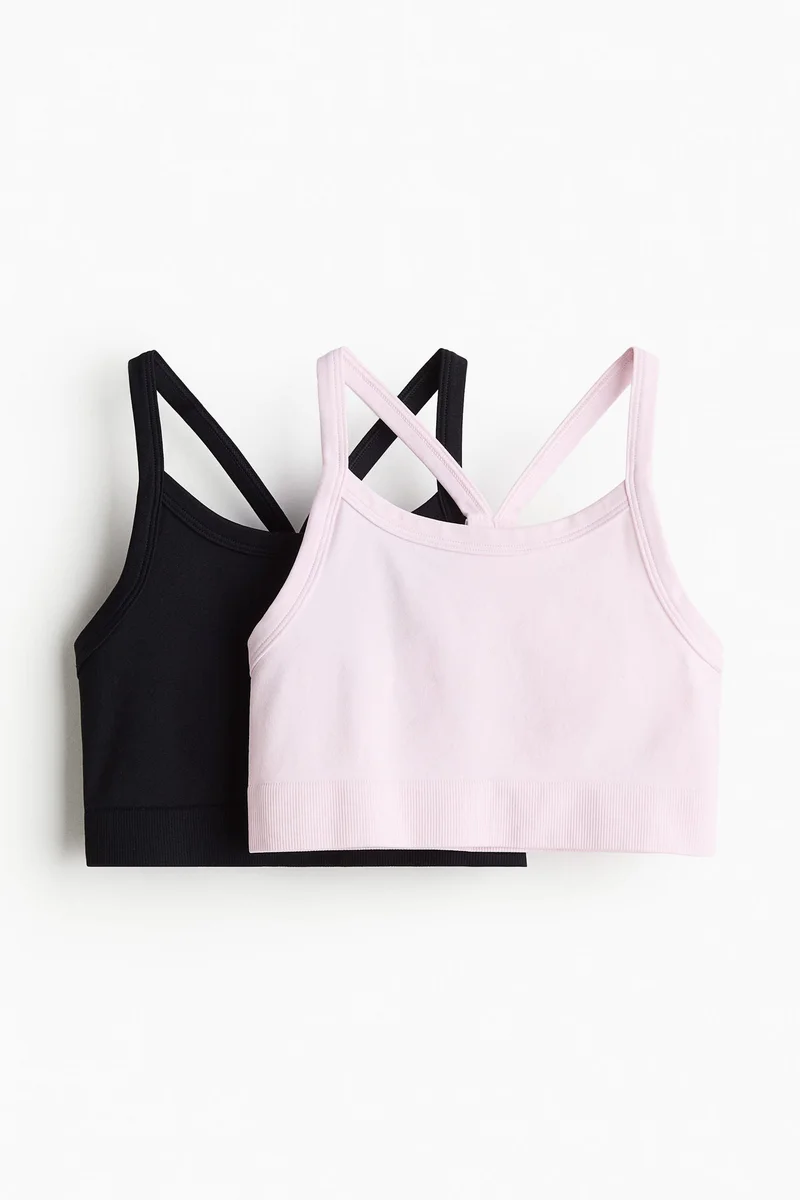 اتش اند ام 2-pack DryMove™ Seamless Sports tops