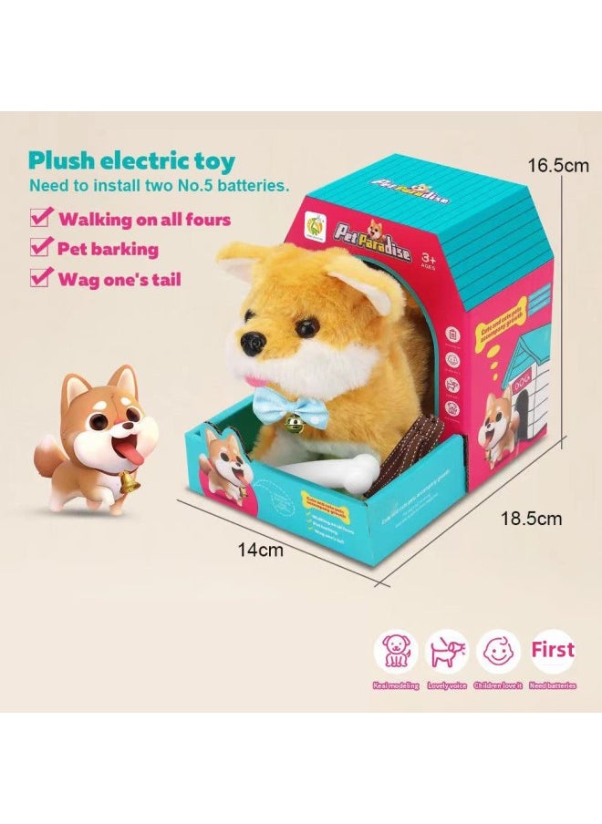 Generic Children's Plush Electric Sound Dog Bear Teddy Akita White Rabbit Doll Toy Battery Gift-Color:Labrador-Specifications:Order A Multiple Of 60 Pieces Before Shipment  - Image 4