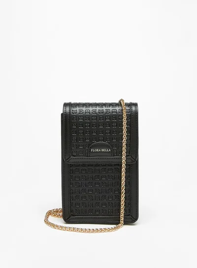فلورا بيلا من شو إكسبرس Women's Monogram Embossed Crossbody Bag With Chain Strap