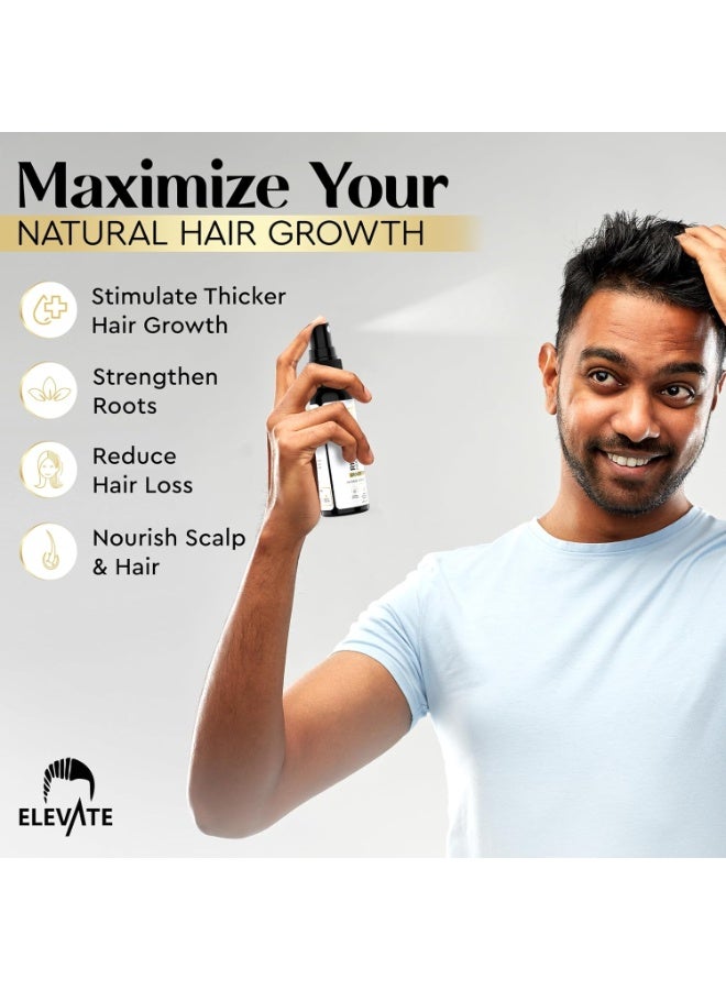 Elevate Rice Water Spray for Hair Growth - Fermented Rice Water & Rosemary Hair Mist with Biotin - Vegan Leave-In Treatment for Stronger, Thicker, Healthier Hair - Scalp Care for Women & Men - Image 2