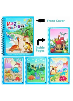 Y&D Magic Water Colouring Book Children Reusable Drawing Book with Pen Early Education Doodle Painting Toys for Kids Boys Girls Ages 2 3 4 Years Plus Educational Learning Gifts 4pcs  - Image 5