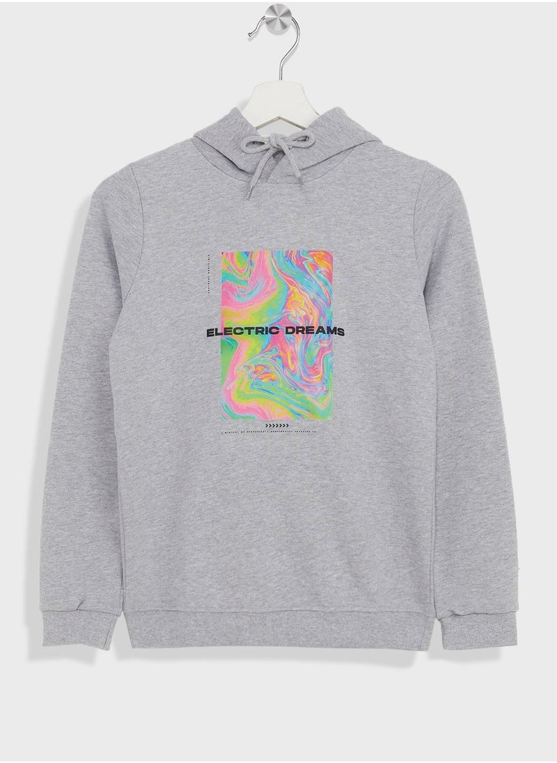 Pinata - Boys Graphic Printed Hoodie - Image 1