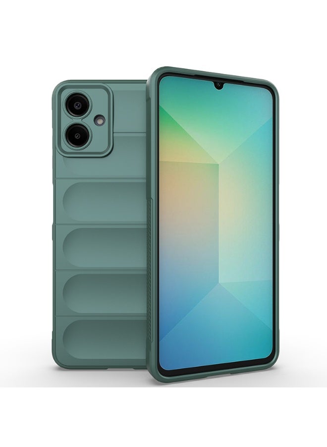 Phantom Shield Silicone Case with Anti-Scratch Soft Microfiber Lining, High Resilience Rubber Full Body Shockproof Cover Compatible with Samsung Galaxy A06 (Dark Green) - Image 1