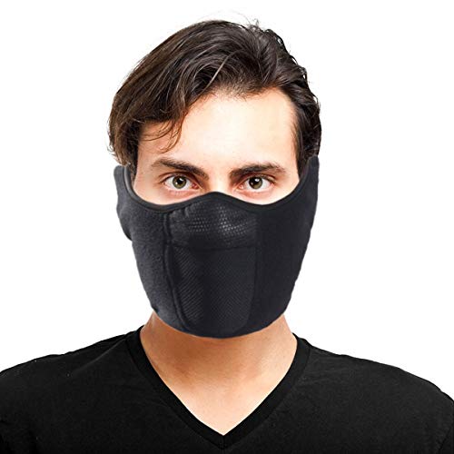Omenex Balaclava Half Face Mask Adjustable Fastener Windproof Men Women for Skiing Snowboarding Motorcycling Winter Face Mask Outdoor Sports Highly Breathable (Half-face) - Image 2