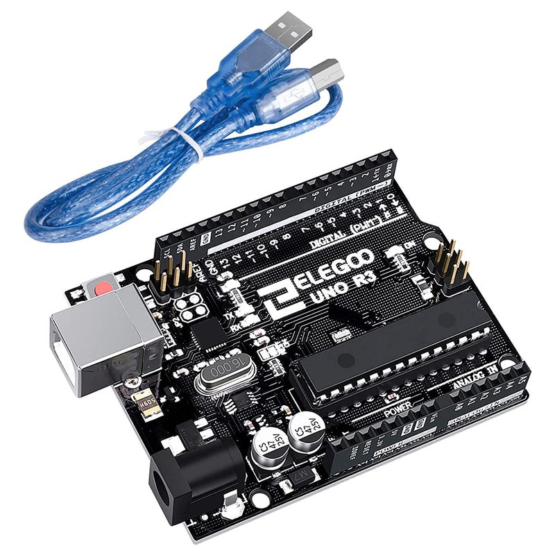 ELEGOO لوحة UNO R3 ATmega328P مع كابل USB (متوافقة مع Arduino) - Image 1
