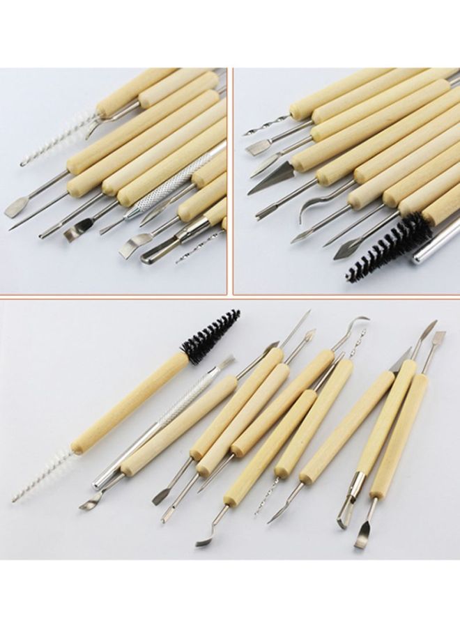 Wax Pottery Clay Sculpture Carving Modeling Tools Multicolour - Image 3