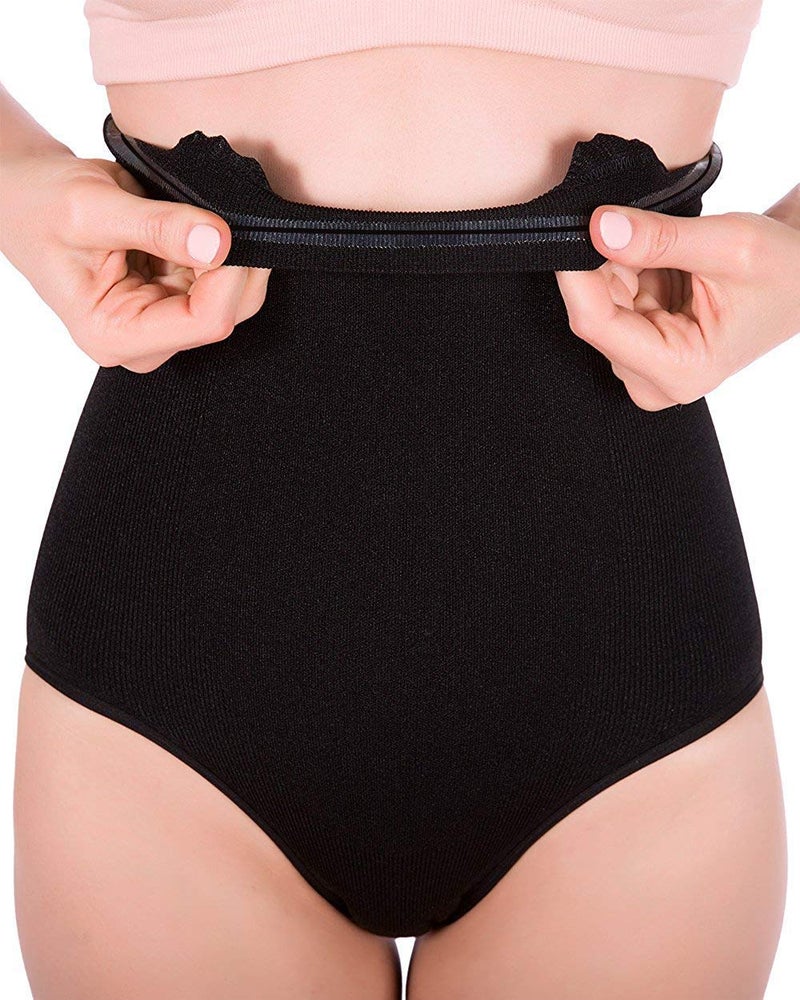 DREAM SLIM Women's High-Waist Seamless Body Shaper Briefs Firm Tummy Control Slimming Shapewear Panties Girdle Underwear (Black, Small) - Image 4