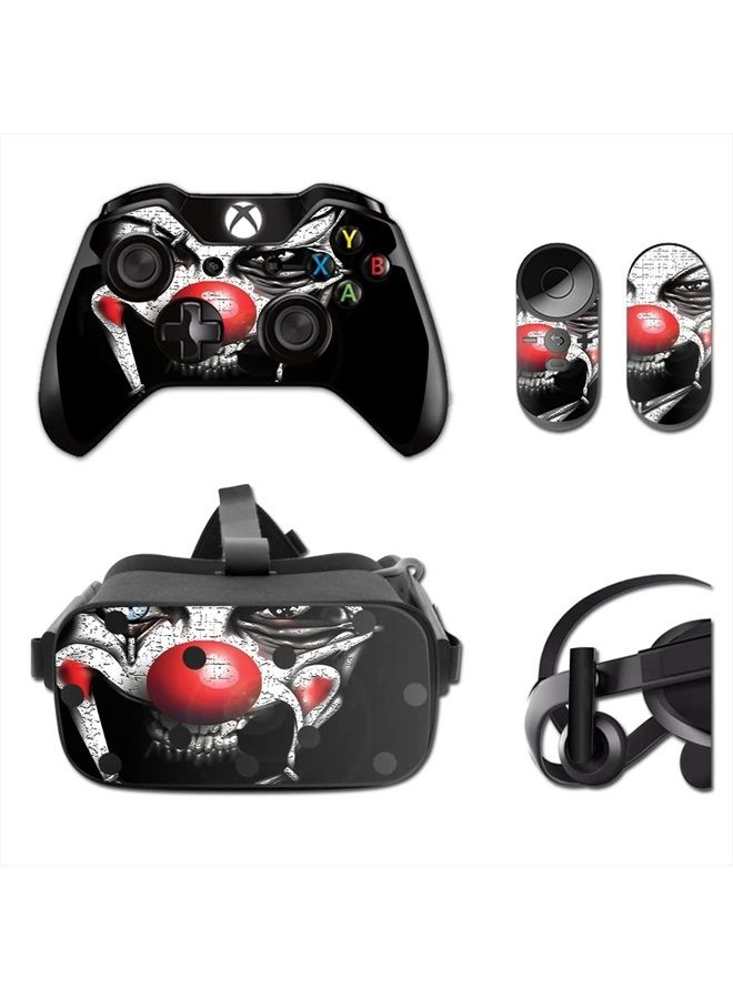 MIGHTY SKINS MightySkins Skin Compatible with Oculus Rift CV1 wrap Cover Sticker Skins Evil Clown
