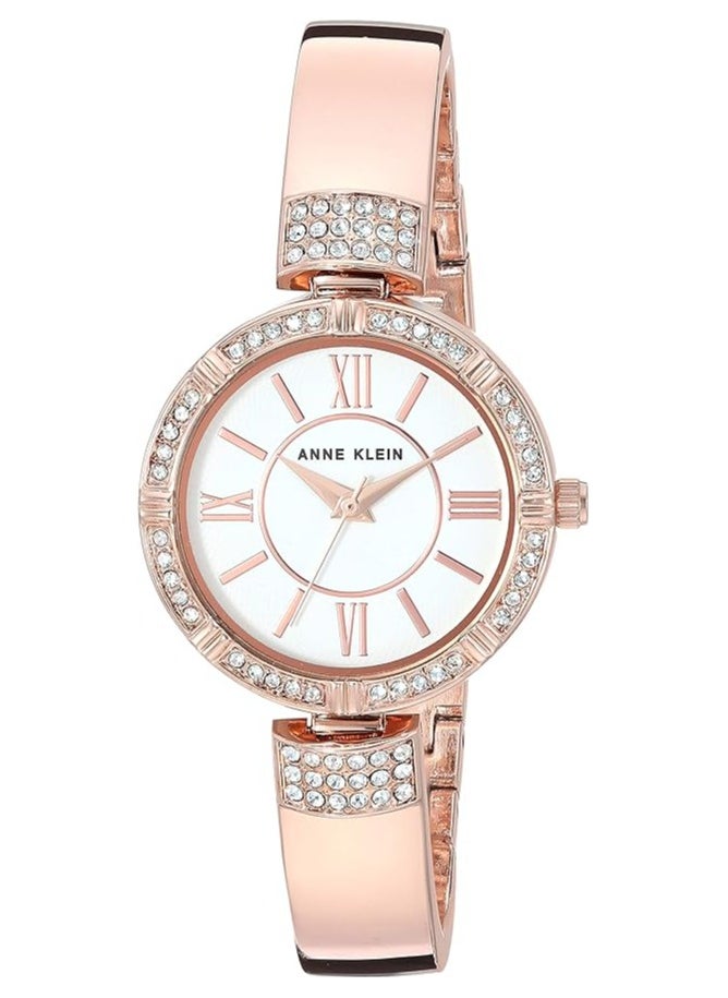 ANNE KLEIN - Anne Klein Women's Premium Crystal Accented Watch and Bracelet Set - Image 1