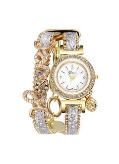 Ginave Women Love Printed Bracelet Watch Set Lot Diamond Wrap Around Cuff Quartz Wrist Watch for Ladies Girls  - Image 1
