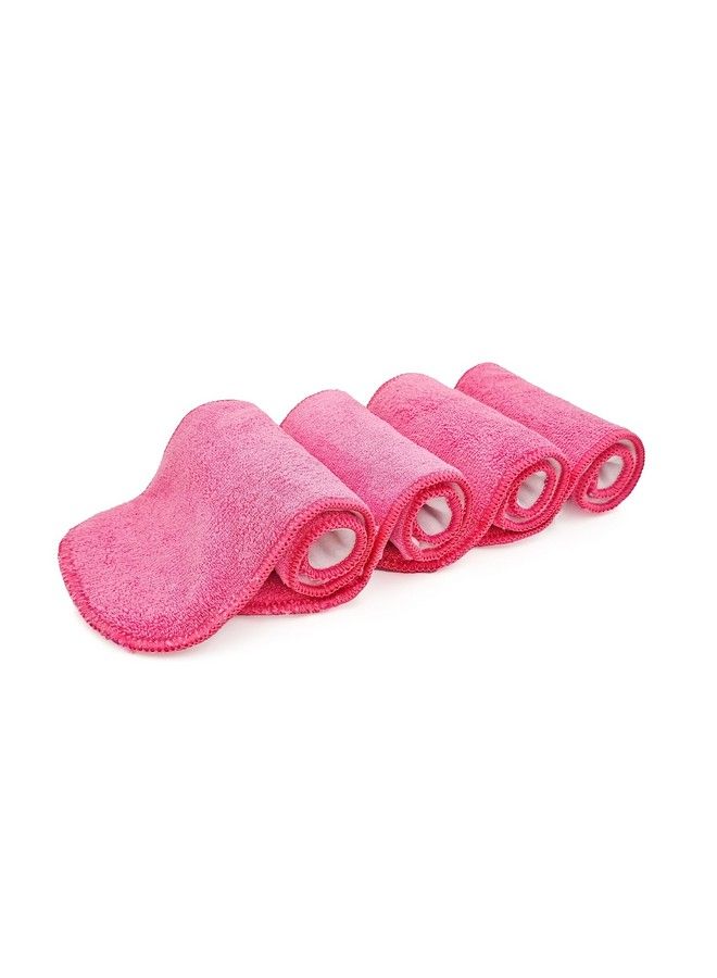 SOFTSPUN Microfiber 4 Layer Baby Pocket Diaper Inserts Pack Of 4 Large Size Pink Age 430 Months Washable Reusable Ultra Absorbent Super Soft & Comfortable For Babies Skin Of Newborn Baby. - Image 3
