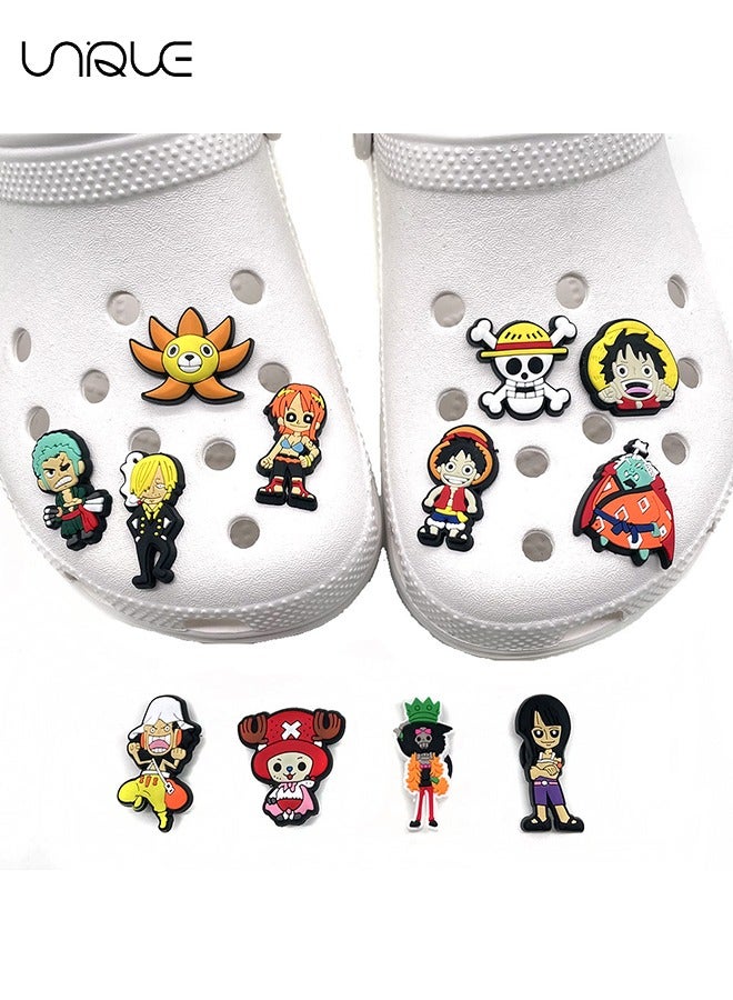 Unique 12Pcs - One Piece Series Shoe Buckle - Japanese Anime Series Shoe Buckle - For Hole Shoes, Sandals Decoration, Gifts for Children, Boys, Girls, Men and Women's Parties - Image 5