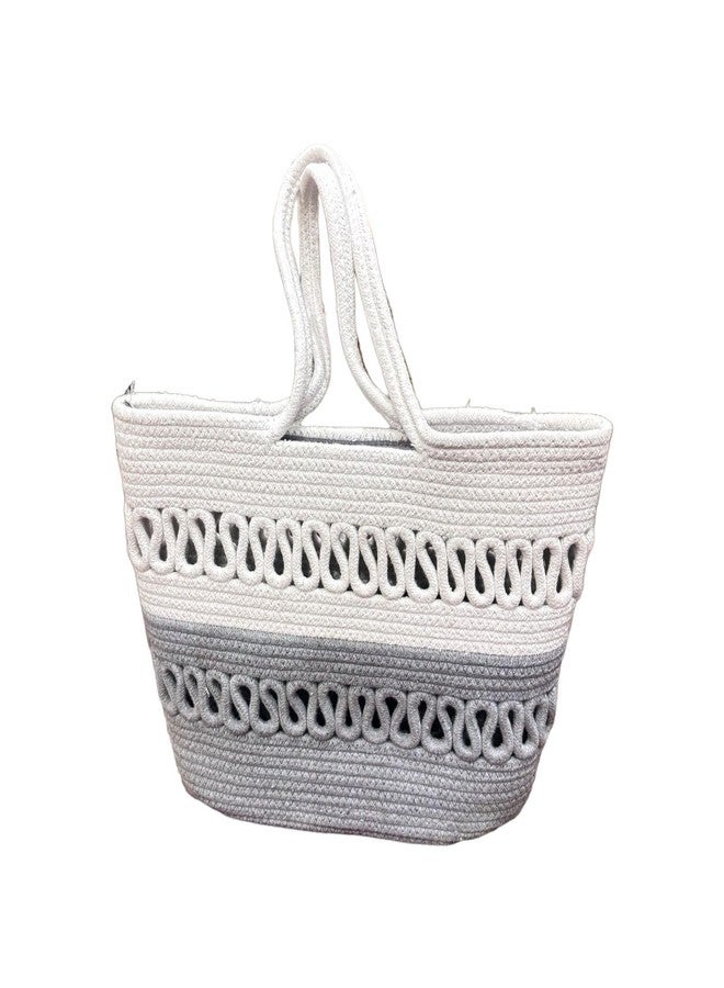 GHATIN Attractive Hand Bag | Extra large Tote Bucket Bag | Handmade Bag | Extra large (GREY) - Image 1
