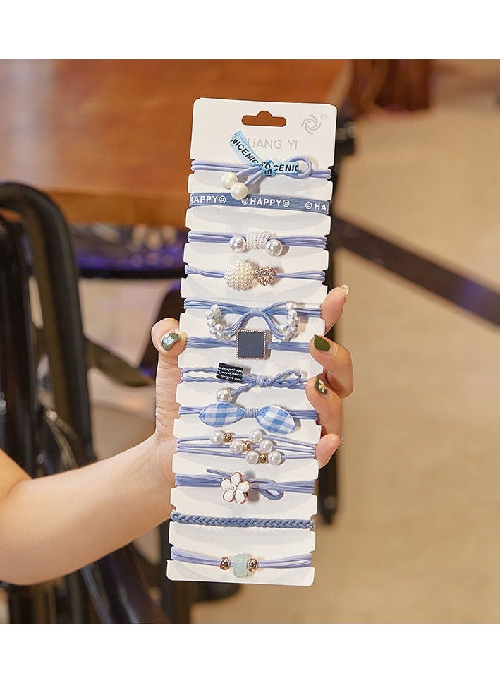 جلوسكي حبل رأس القوس اثني عشر مجموعة مزيجة دائرات الشعر البسيطة الفتاة - Image 1