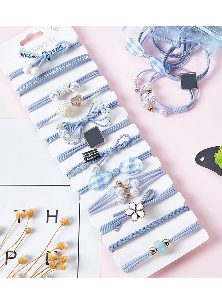 جلوسكي حبل رأس القوس اثني عشر مجموعة مزيجة دائرات الشعر البسيطة الفتاة - Image 2