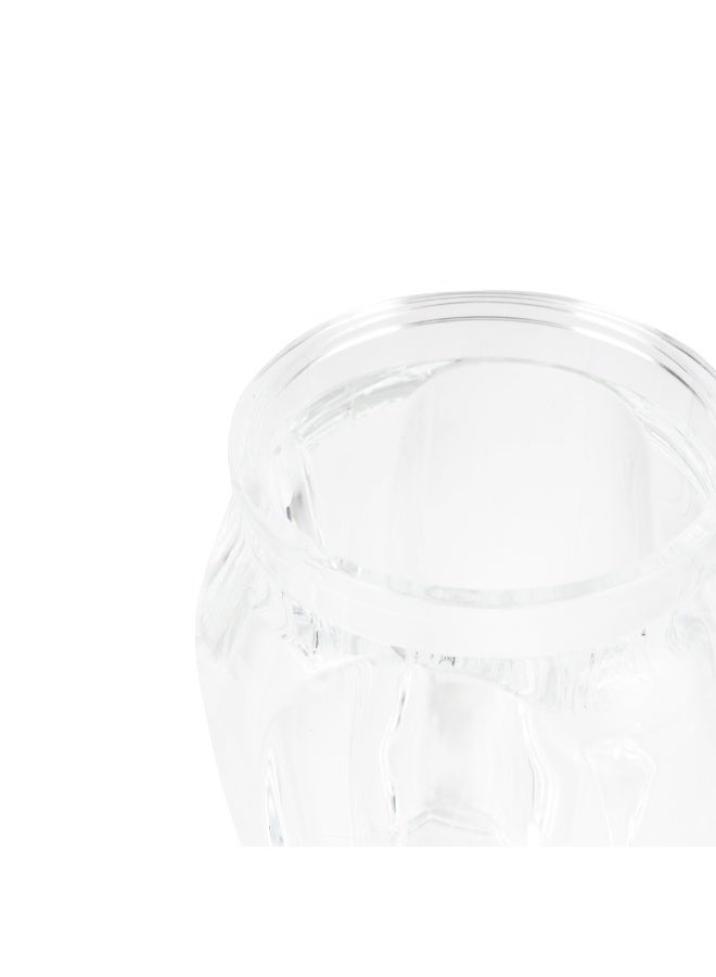 Royalford 350 ml Multipurpose Acrylic Jar RF12767 Elegant and Sleek, Durable and Long-Lasting Construction/ Storage Box with Clear Lid clear - Image 2