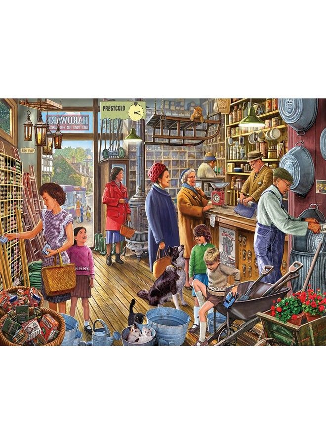 WHITE MOUNTAIN Puzzles The Hardware Store 500 Piece Jigsaw Puzzle, 144 Months To 1188 Months - Image 1