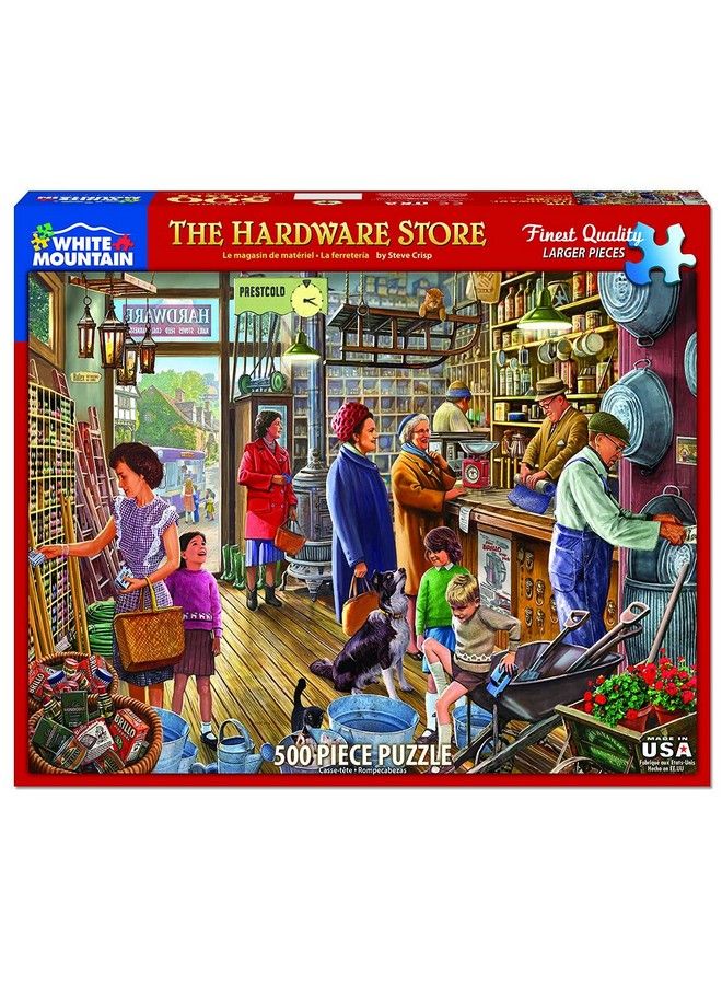 WHITE MOUNTAIN Puzzles The Hardware Store 500 Piece Jigsaw Puzzle, 144 Months To 1188 Months - Image 3