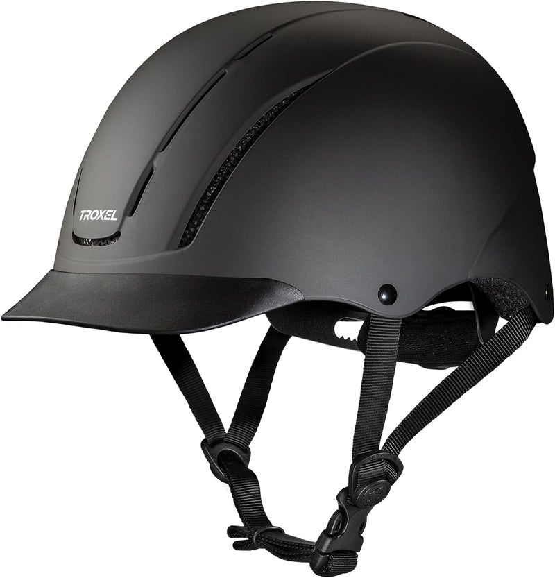 Troxel Spirit Helmet Black Duratec - Equestrian Riding Helmet - Image 1