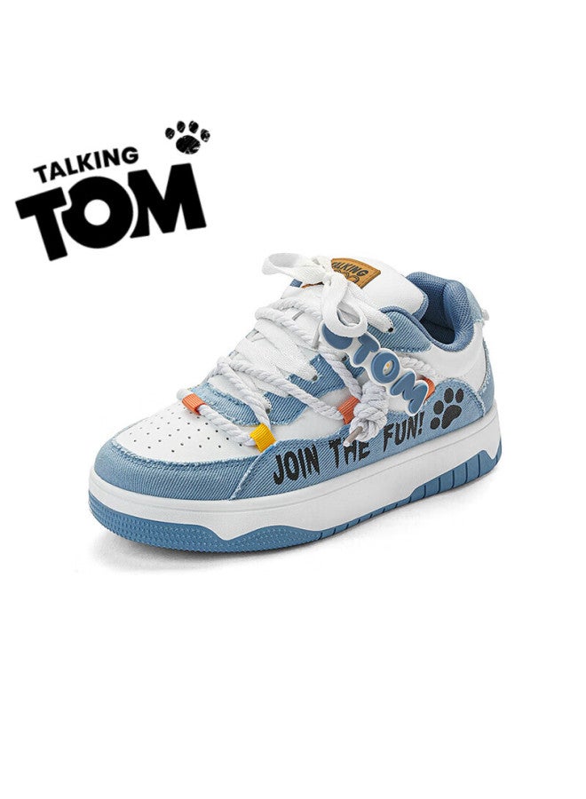 Talking Tom Uni High-value Daily All-match Loafers Thick-soled Commuting Casual Trendy Shoes Navy Blue Size 38 - Image 2