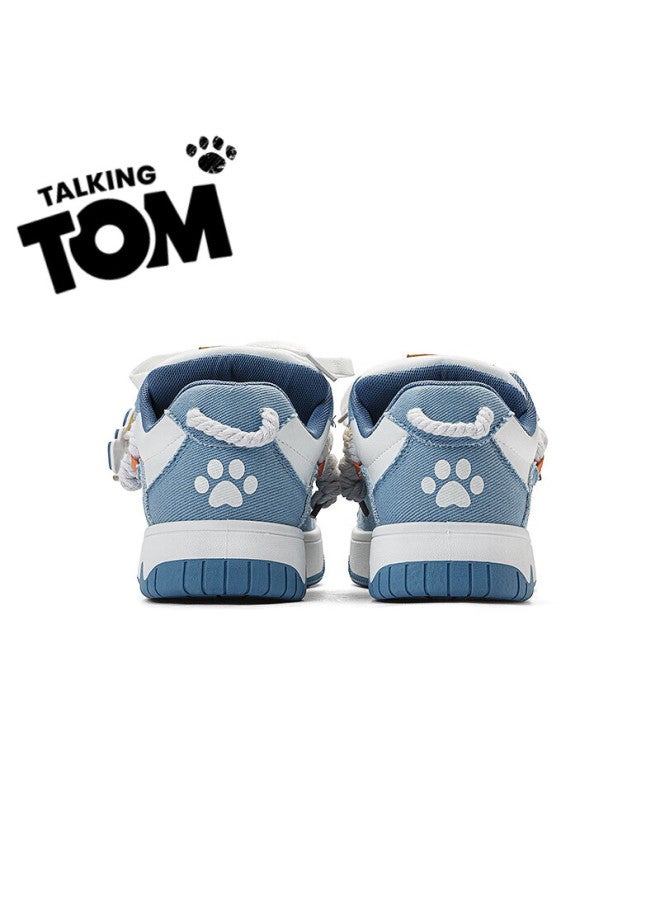 Talking Tom Uni High-value Daily All-match Loafers Thick-soled Commuting Casual Trendy Shoes Navy Blue Size 38 - Image 5