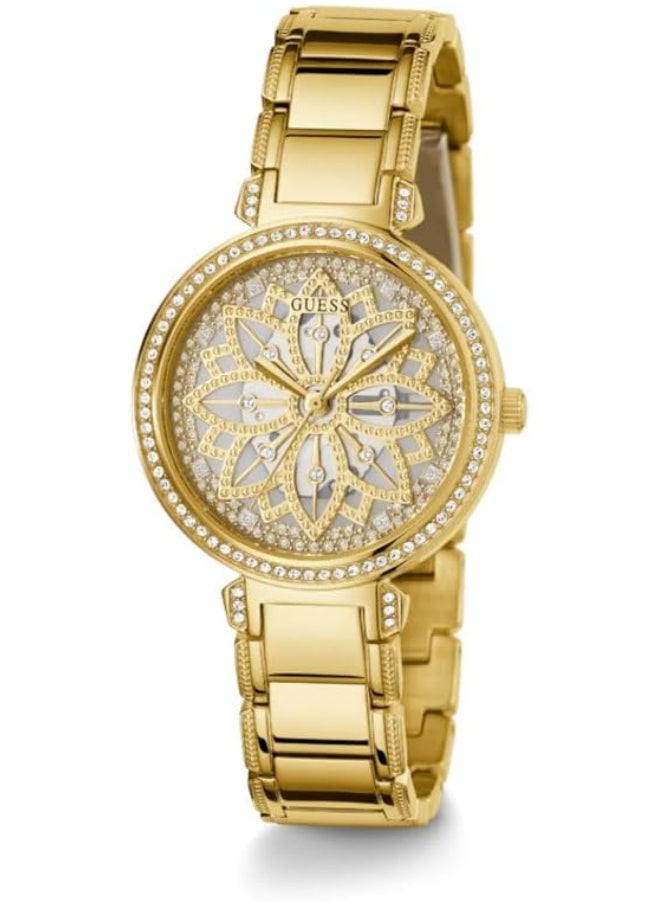 GUESS GUESS Analog Beige Dial Women's Watch-GW0528L2  - Image 2