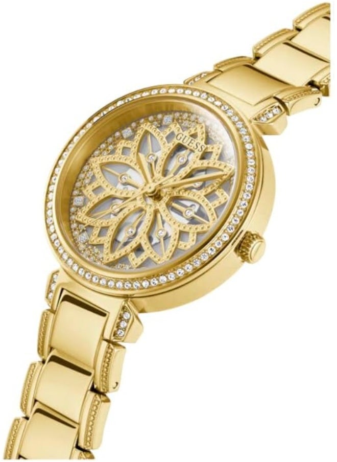 GUESS GUESS Analog Beige Dial Women's Watch-GW0528L2  - Image 3
