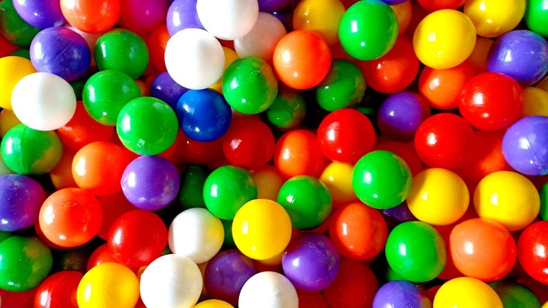 EEVOVEE EEOVEE, 72 Pcs 4 cm Soft and Safe Multi Colour Fun Packed Plastic Pool Balls for Kids. 8 Colorful, (BPA-Free and Non-Toxic Plastic Balls for Kids - ISI 9873 Safety Certified) - Image 1