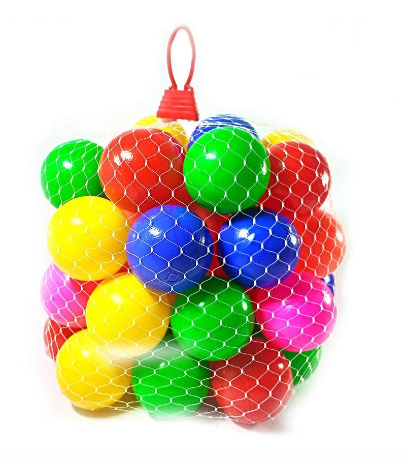 EEVOVEE EEOVEE, 72 Pcs 4 cm Soft and Safe Multi Colour Fun Packed Plastic Pool Balls for Kids. 8 Colorful, (BPA-Free and Non-Toxic Plastic Balls for Kids - ISI 9873 Safety Certified) - Image 4