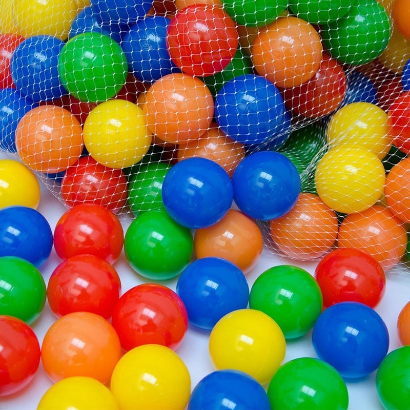EEVOVEE EEOVEE, 72 Pcs 4 cm Soft and Safe Multi Colour Fun Packed Plastic Pool Balls for Kids. 8 Colorful, (BPA-Free and Non-Toxic Plastic Balls for Kids - ISI 9873 Safety Certified) - Image 5