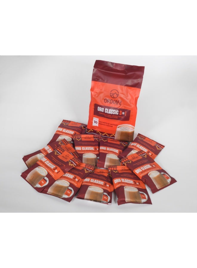 Orocafe Classic Coffee Premix 10 Sachets (210g) – Ready-to-Mix Instant Coffee Drink, Single Uganda Origin - Image 2