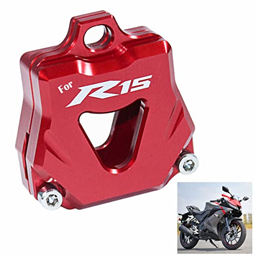 SORAX Yamaha R15 Key Ring Case Cover Suitable for V3 V2 V1 (Heavy Duty Latest CNC Aluminum Metal) (RED) - Image 1