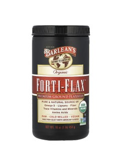 Barleans Barlean's, Organic Forti-Flax™, Premium Ground Flaxseed, 16 oz (454 g)  - Image 1