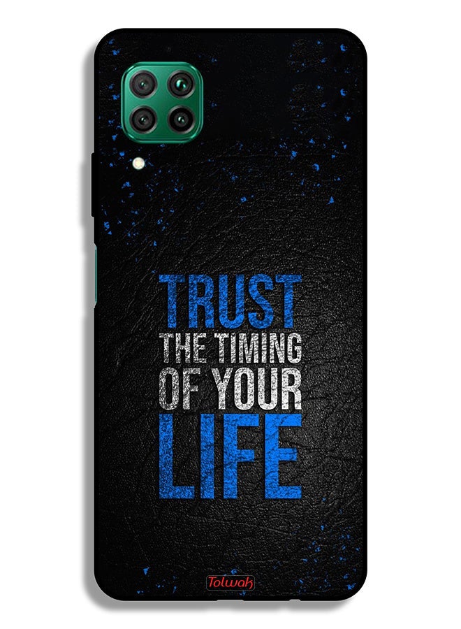 Tolwak Huawei P40 lite 4G Protective Case Cover Trust The Timing Of Your Life - Image 2