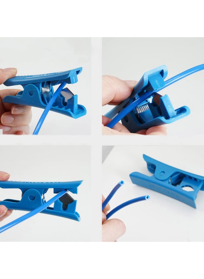 SOLARAE 3D Printer PTFE Tube Bowden Tubing 1.75mm Filament 1M with 2X PC4-M6 & PC4-M10 Pneumatic Fittings &Tube Cutter 3D Printer Parts use for Ender 3/Ender 3 Pro/Ender 3 V2/CR-10/CR10S Hotend - Image 2