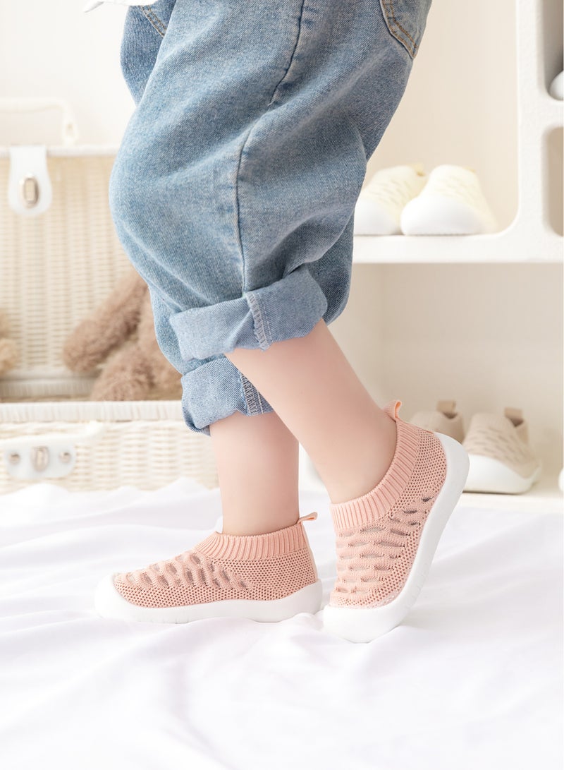 Baby Toddler Shoes for Boys and Girls - Breathable Mesh - Soft Sole - Lightweight - Safe and Slip-Resistant - First Walking Shoes for Children - Ages 6 to 36 Months