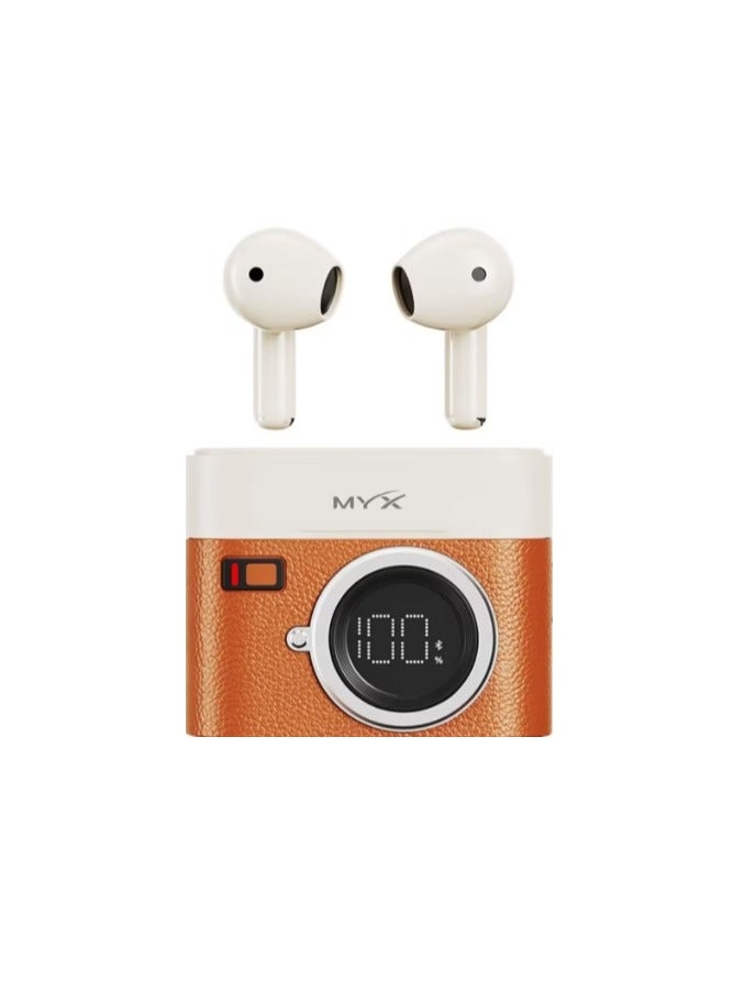 MYX Mybuds Cozy On-Ear Design brown - Image 3