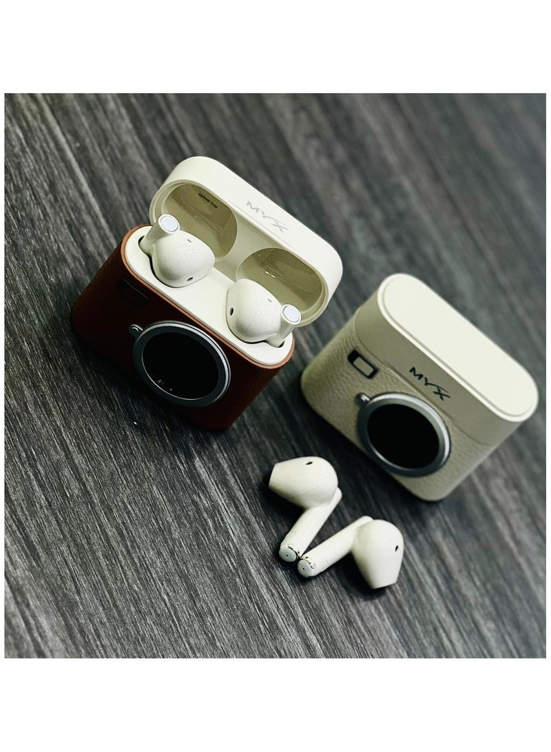 MYX Mybuds Cozy On-Ear Design brown - Image 4