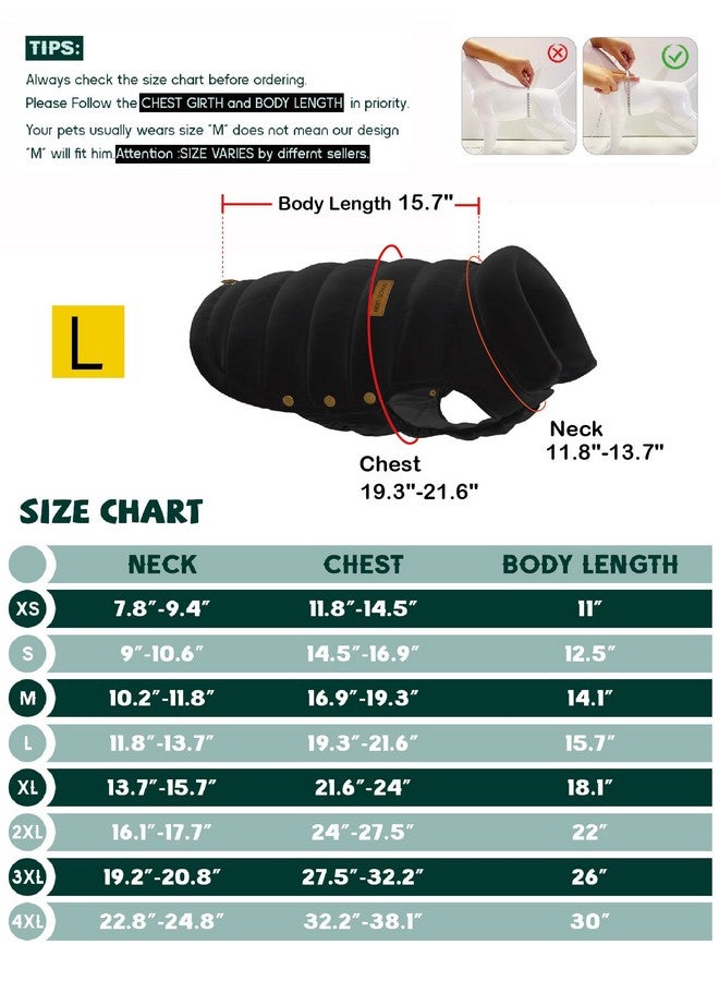 SPACE LION Dog Puffer Jacket, Down Dog Winter Coat, Waterproof, Windproof, Lightweight Dog Jacket, Adjustable Fit Dog Coat for Small, Medium, and Large Dogs(Red,L) - Image 2