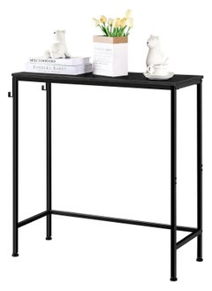 Sharpdo Console Table with Hooks, Living Side table, Entrance Furniture, Suitable for Living Room, Corridor, Foyer, Bedroom  - Image 2