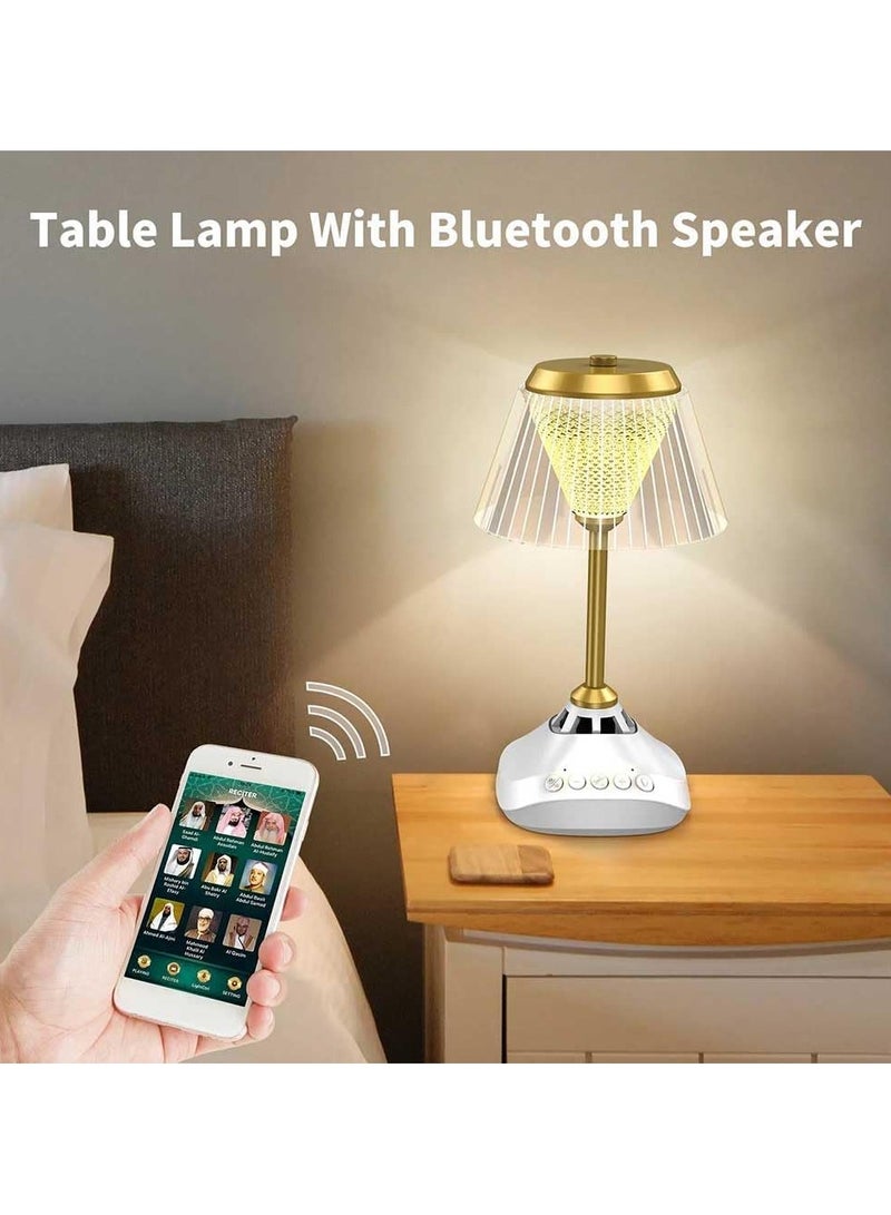 روك بو مكبر صوت للقرآن الكريم مزود بمصباح مكتبي مع مكبر صوت بلوتوث وجهاز تحكم عن بعد - Image 5