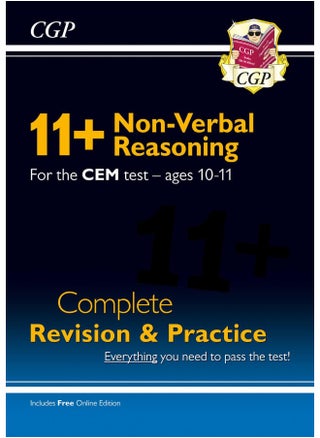 11+ CEM Non-Verbal Reasoning Complete Revision and Practice - Ages 10-11 (with Online Edition) - pzsku/Z800BDFC2D1B8D1AF2E79Z/45/1749800614/05eb6f70-baab-4ef5-874d-3dcbe6f574ae