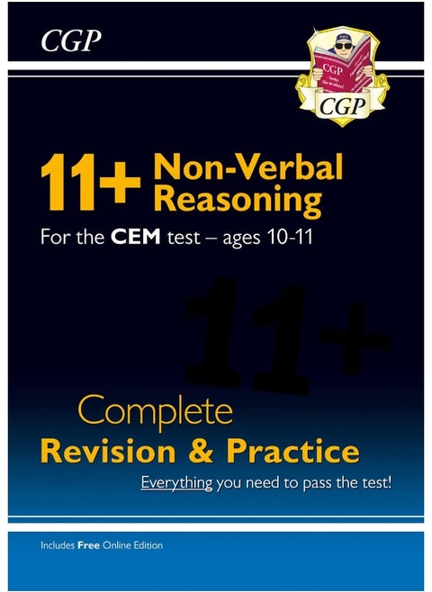 11+ CEM Non-Verbal Reasoning Complete Revision and Practice - Ages 10-11 (with Online Edition)