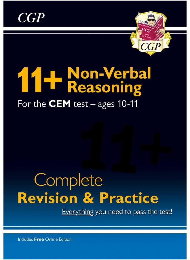 null - 11+ CEM Non-Verbal Reasoning Complete Revision and Practice - Ages 10-11 (with Online Edition) - Image 1