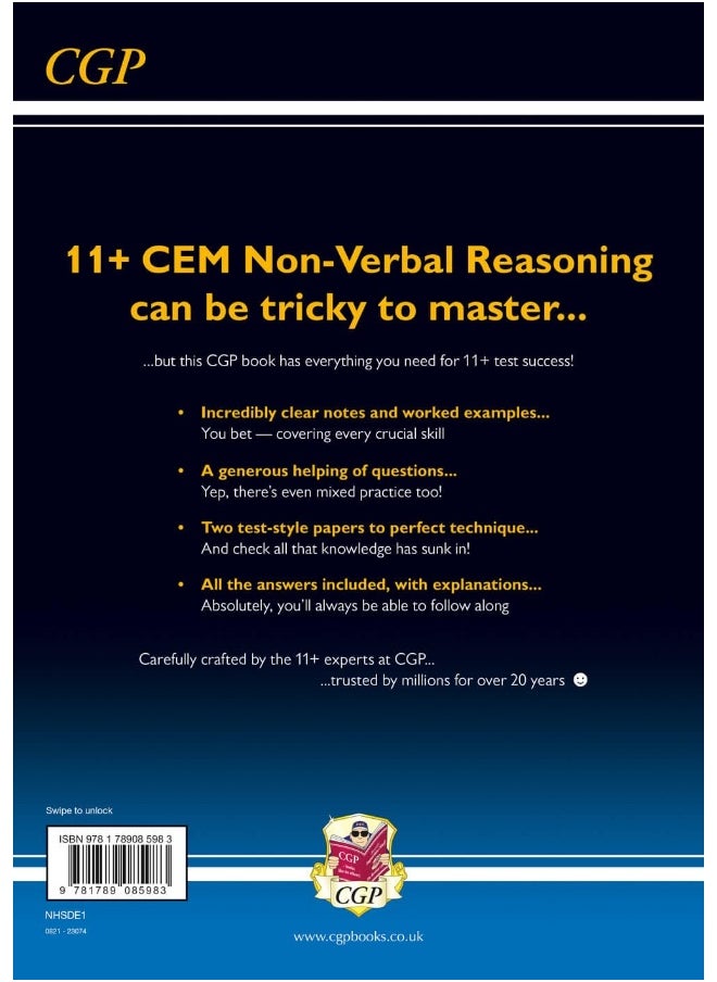 null - 11+ CEM Non-Verbal Reasoning Complete Revision and Practice - Ages 10-11 (with Online Edition) - Image 1